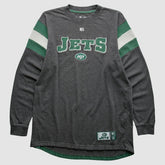 New York Jets NFL 2010s Long Sleeve T-shirt Gray Vintage | Fanatics