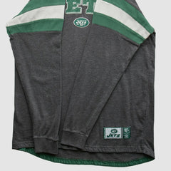 New York Jets NFL 2010s Long Sleeve T-shirt Gray Vintage | Fanatics