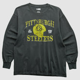 Pittsburgh Steelers NFL 2010s Long Sleeve T-shirt Charcoal Vintage | Fanatics