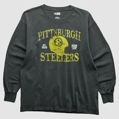 Pittsburgh Steelers NFL 2010s Long Sleeve T-shirt Charcoal Vintage | Fanatics