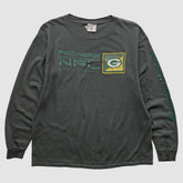 Green Bay Packers NFL 2000s Long Sleeve T-shirt Charcoal Vintage | Fanatics