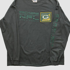 Green Bay Packers NFL 2000s Long Sleeve T-shirt Charcoal Vintage | Fanatics