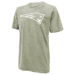 Drake Maye New England Patriots Majestic Threads Mineral Wash Name & Number T-Shirt Moss Green | NFL