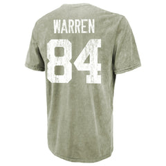 Tyler Warren Indianapolis Colts Majestic Threads Mineral Wash Name & Number T-Shirt Moss Green | NFL