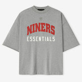 San Francisco 49ers Fear of God x NFL Unisex 3/4-Sleeve T-Shirt Heather Gray | NFL