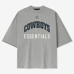 Dallas Cowboys Fear of God x NFL Unisex 3/4-Sleeve T-Shirt Heather Gray | NFL