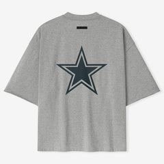 Dallas Cowboys Fear of God x NFL Unisex 3/4-Sleeve T-Shirt Heather Gray | NFL