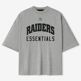 Las Vegas Raiders Fear of God x NFL Unisex 3/4-Sleeve T-Shirt Heather Gray | NFL