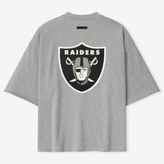Las Vegas Raiders Fear of God x NFL Unisex 3/4-Sleeve T-Shirt Heather Gray | NFL