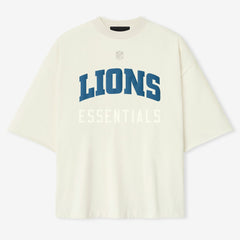 Detroit Lions Fear of God x NFL Unisex 3/4-Sleeve T-Shirt Cream | NFL