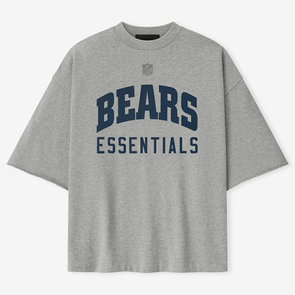 Chicago Bears Fear of God x NFL Unisex 3/4-Sleeve T-Shirt Heather Gray | NFL