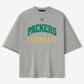 Green Bay Packers Fear of God x NFL Unisex 3/4-Sleeve T-Shirt Heather Gray | NFL