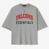 Atlanta Falcons Fear of God x NFL Unisex 3/4-Sleeve T-Shirt Heather Gray | NFL