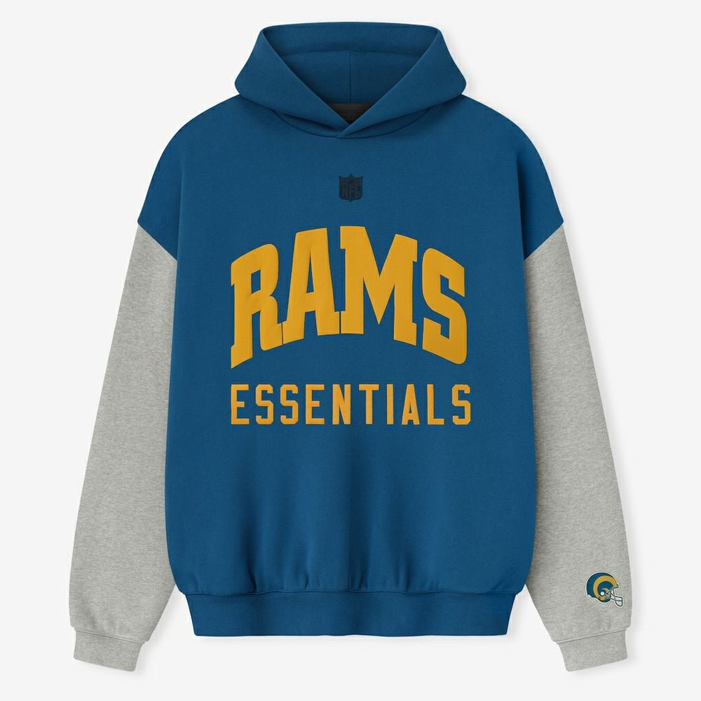 Los Angeles Rams Fear of God x NFL Unisex Sport Hoodie Royal/Heather Gray | NFL