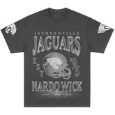 Jacksonville Jaguars Nardo Wick Unisex Teal Smoke T-Shirt Black | NFL