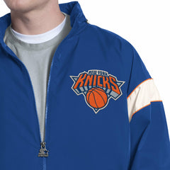 New York Knicks Starter The Gust Full-Zip Hooded Jacket Royal - NBA