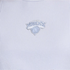 New York Knicks Starter Women's Pastel Ribbed Tank Top Blue - NBA