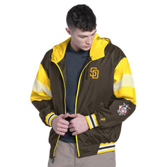 San Diego Padres Pro Player Legacy Lightweight Full-Zip Hooded Jacket - MLB