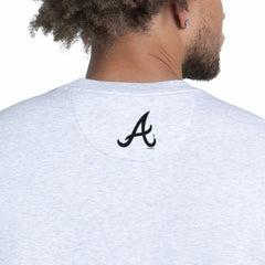 Atlanta Braves Starter Face of Ice Blue French Terry Sweatshirt - MLB