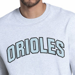Baltimore Orioles Starter Face of Ice Blue French Terry Sweatshirt - MLB