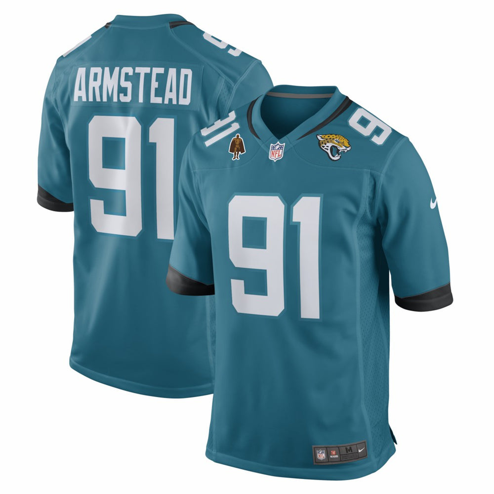 Arik Armstead Jacksonville Jaguars Team Walter Payton Man of the Year Game Jersey Teal | Nike for Sale