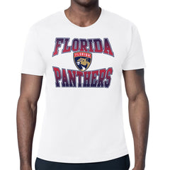 Florida Panthers Starter Comic Style Team Graphic T-Shirt - White - NHL