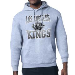 Los Angeles Kings Starter Comic Style Team Graphic Hoodie - Gray - NHL