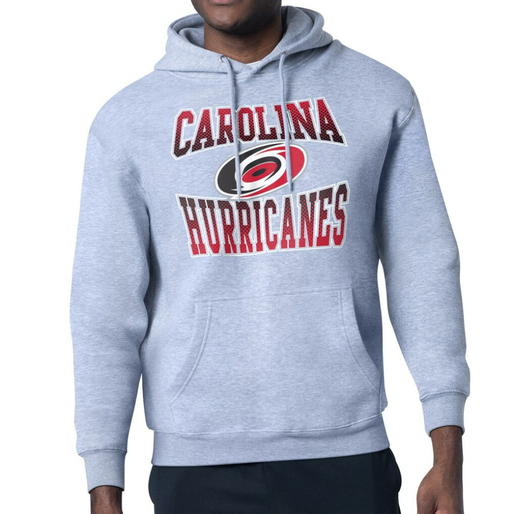 Carolina Hurricanes Starter Comic Style Team Graphic Hoodie - Gray - NHL
