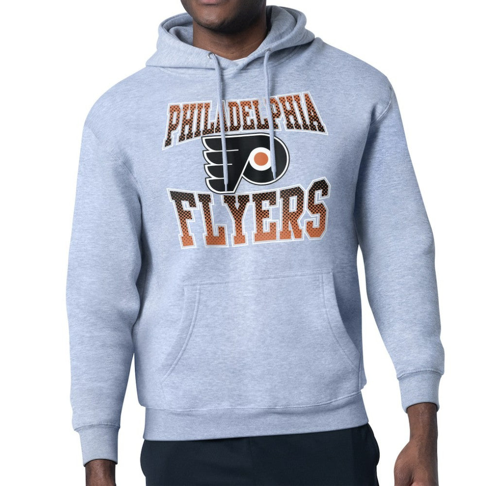 Philadelphia Flyers Starter Comic Style Team Graphic Hoodie - Gray - NHL