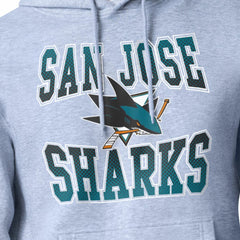 San Jose Sharks Starter Comic Style Team Graphic Hoodie - Gray - NHL