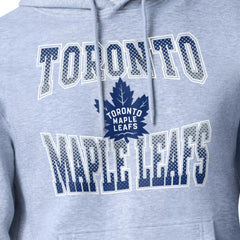 Toronto Maple Leafs Starter Comic Style Team Graphic Hoodie - Gray - NHL