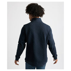 Charles River x New England Patriots Franconia Quilted Quarter-Zip Sweatshirt Navy | NFL