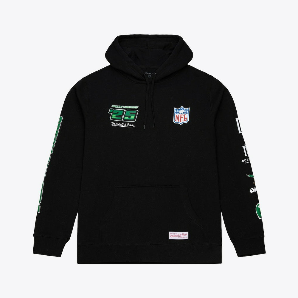 Philadelphia Eagles Dream Chasers Fly Hoodie Black | Mitchell & Ness