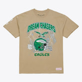 Philadelphia Eagles Dream Chasers Rings T-Shirt Khaki | Mitchell & Ness