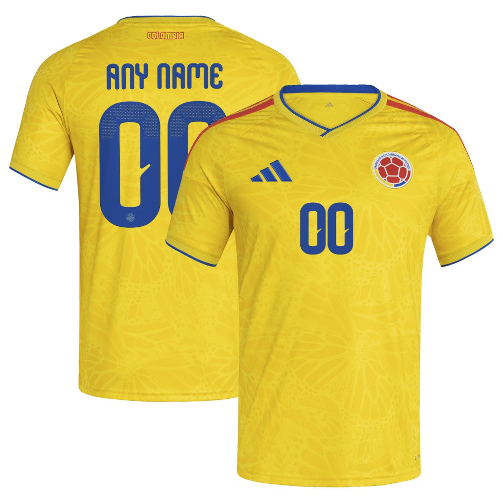 Colombia National Team FIFA x World Cup 2026 Home Replica Custom Jersey Yellow | Adidas cheap