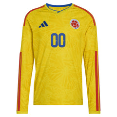 Colombia National Team FIFA x World Cup 2026 Home Replica Long Sleeve Custom Jersey Yellow | Adidas online