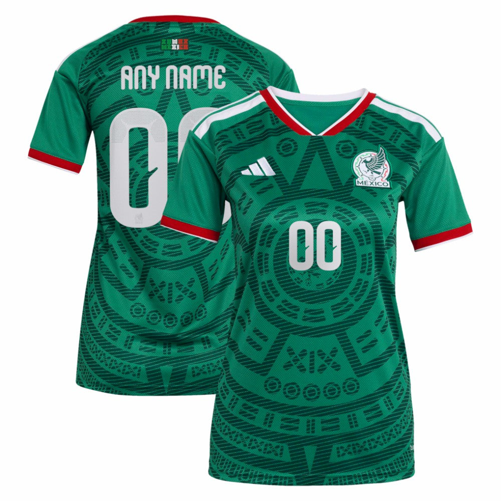 Mexico National Team Women's 2026 Home Replica Custom Jersey Green | Adidas Online