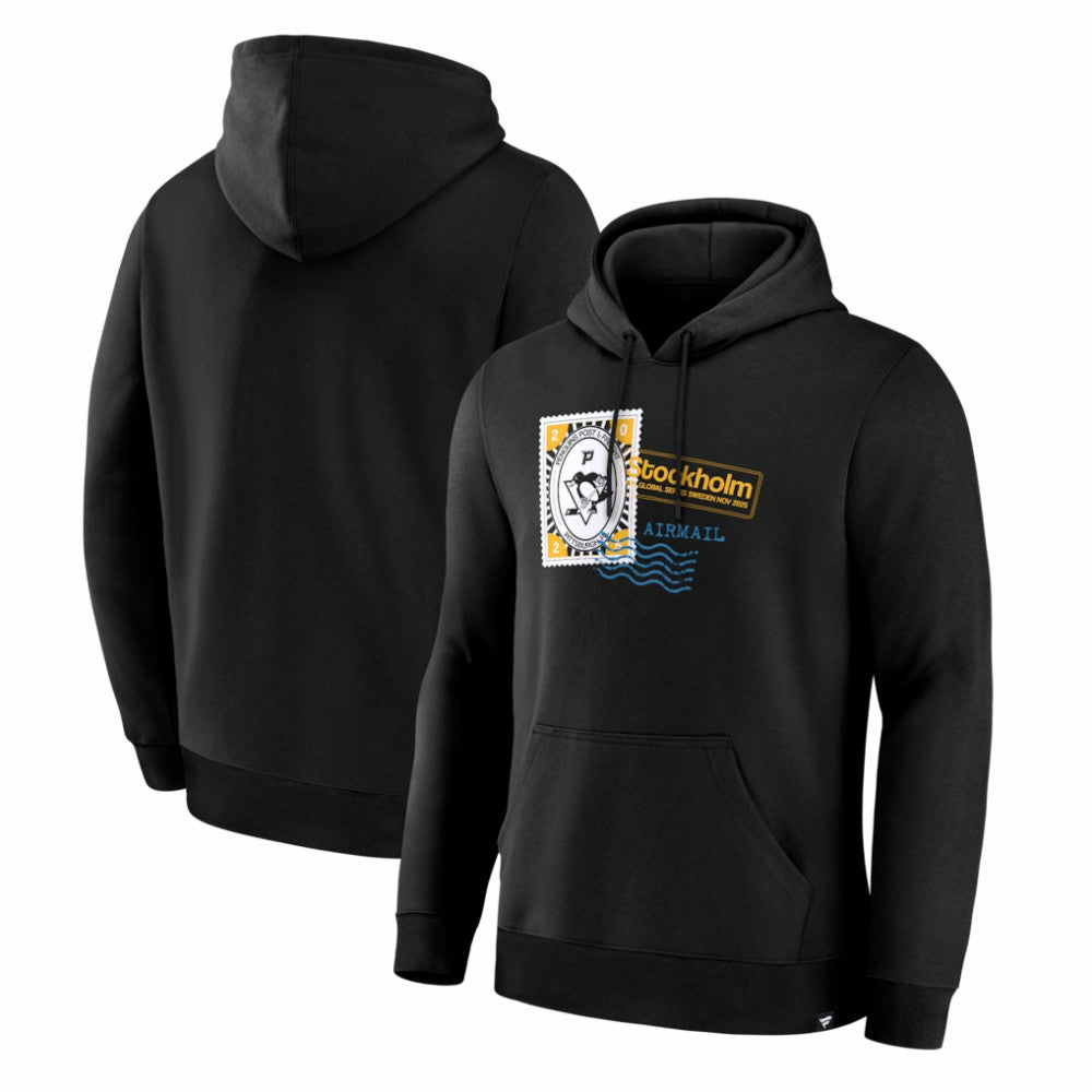 Pittsburgh Penguins 2025 NHL Global Series Hometown To Stockholm Legacy Hoodie - Black - NHL