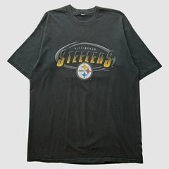 Pittsburgh Steelers 90s T-shirt Black Vintage | Fanatics