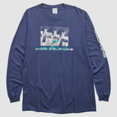 Miami Dolphins 2000s Long Sleeve T-shirt Navy Vintage | Fanatics