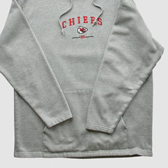 Kansas City Chiefs NFL 2000s Hooded Pullover Sweatshirt Heather Gray Vintage | Fanatics