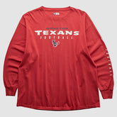 Houston Texans NFL 2000s Long Sleeve T-shirt Red Vintage | Fanatics