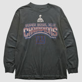 New York Giants 2012 Long Sleeve T-shirt Black Vintage | Fanatics