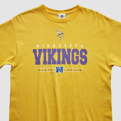 Minnesota Vikings NFL 2010s T-shirt Yellow Vintage | Fanatics