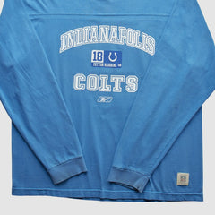 Indianapolis Colts Reebok 2000s Long Sleeve T-shirt Blue Vintage | Fanatics