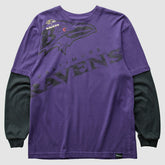 Baltimore Ravens Reebok 2010s Long Sleeve T-shirt Purple Vintage | Fanatics