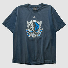 Dallas Mavericks 2010s T-shirt Navy Vintage - NBA