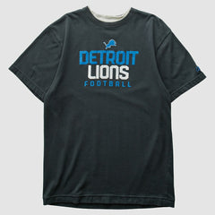 Detroit Lions Reebok 2000s T-shirt Black Vintage | Fanatics