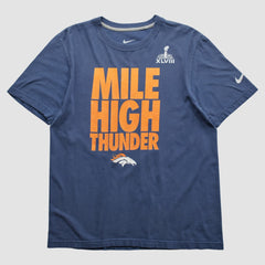 Denver Broncos 2014 T-shirt Navy Vintage | Fanatics