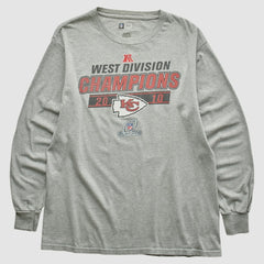 Kansas City Chiefs NFL 2010 Long Sleeve T-shirt Heather Gray Vintage | Fanatics